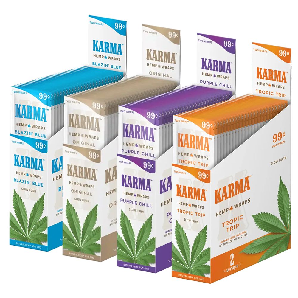 Karma Hemp Wraps | 2pc | 25pk Display