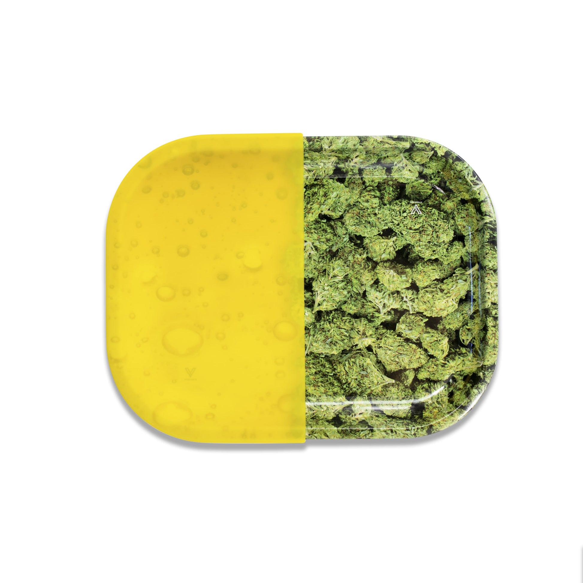 Unleash the Best of Both Worlds with Our Hybrids Buds Oil Rolling Tray - Small