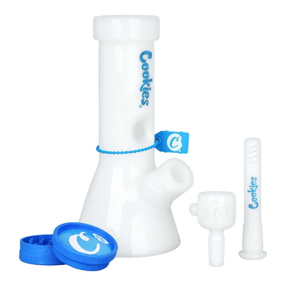 Cookies Mighty Mini Glass Beaker Water Pipe | 14mm F | 8"