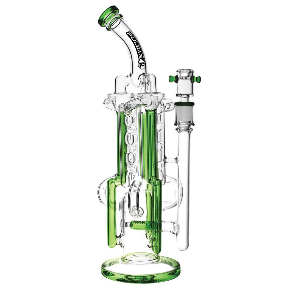 Pulsar Space Station Recycler Water Pipe-13.5"/14mm F/Clrs Vary