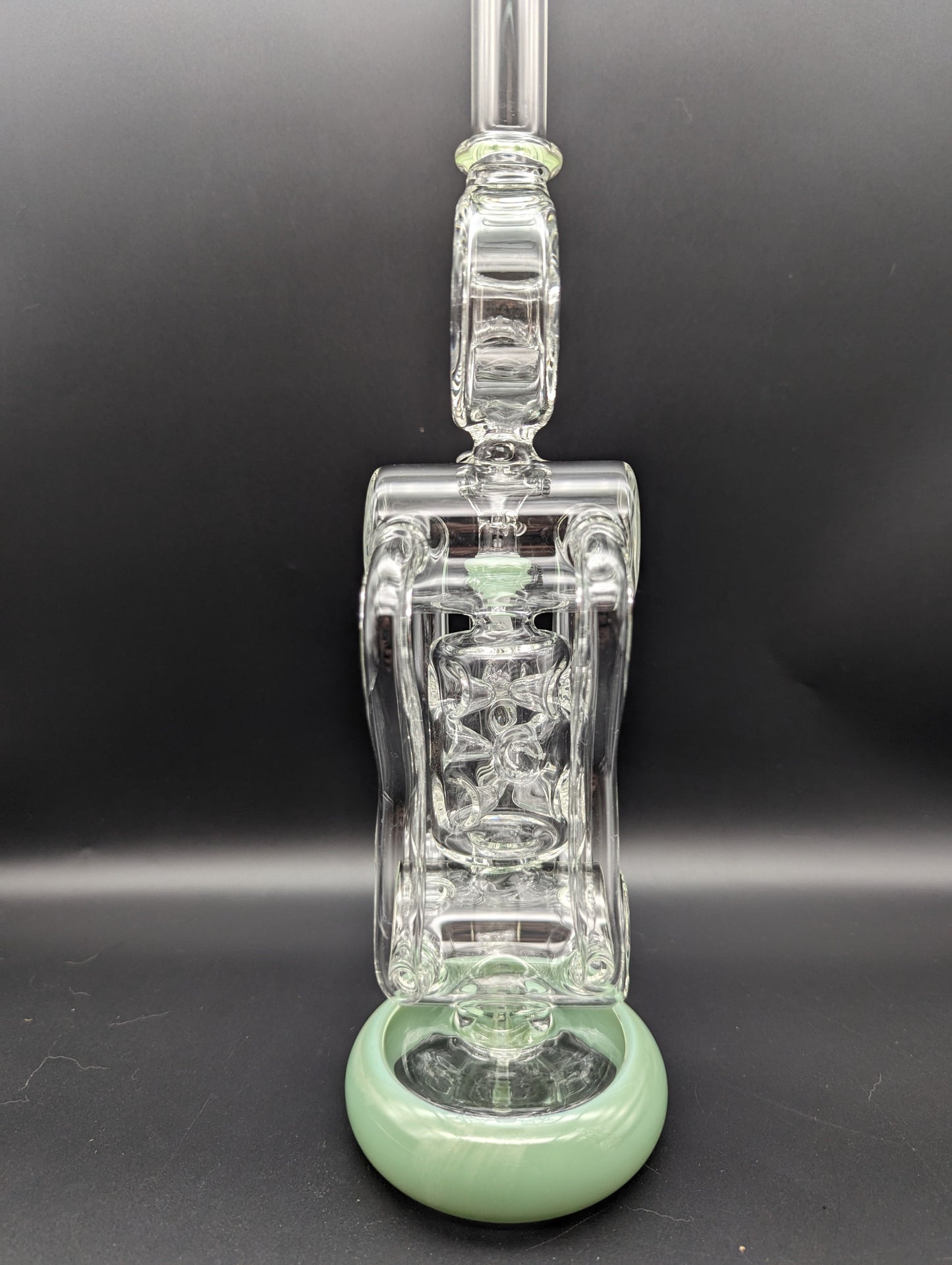 13.5" Quad Tube Donut Recycler Bong