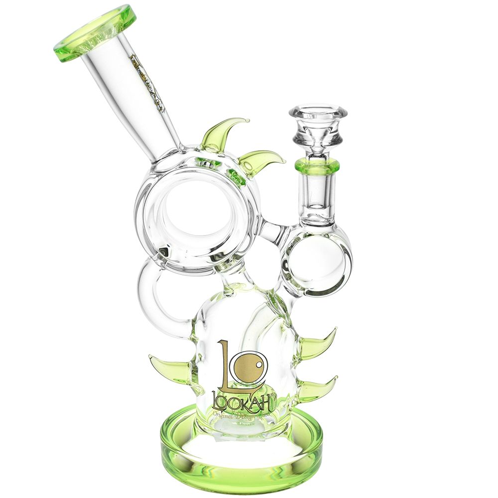 Lookah Glass Hedgehog Recycler Water Pipe | 9.75" | 14mm F