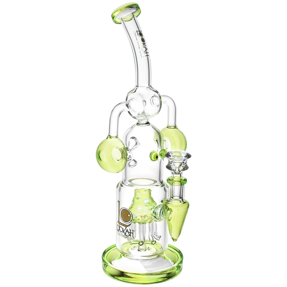 Lookah Glass Robot Recycler Water Pipe | 12.5"