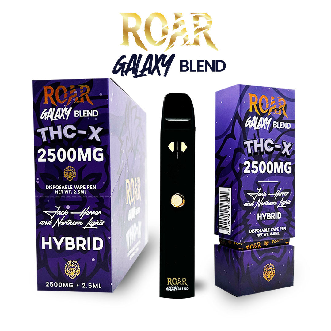 Ignite Your Senses with Roar Galaxy Blend THC-X Disposable Vape