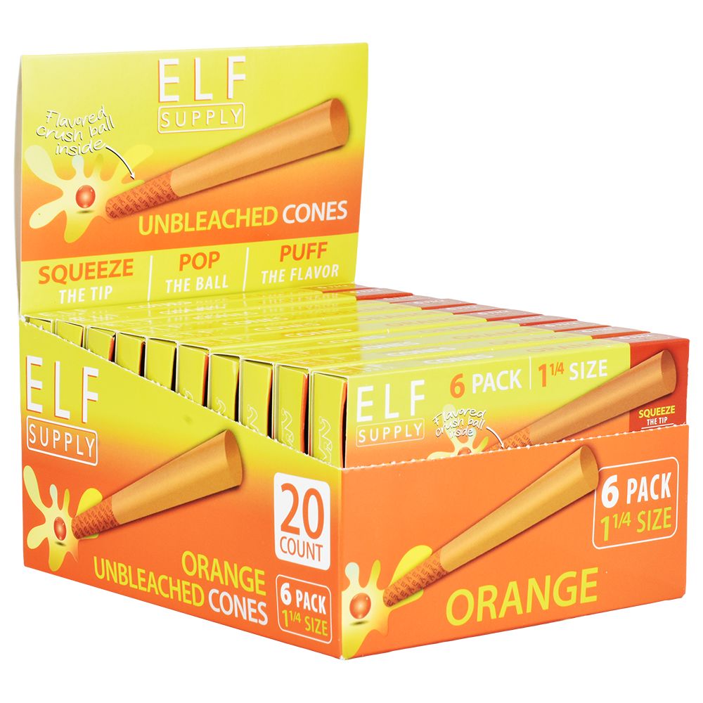 ELF Unbleached Flavor Pop Pre-Rolled Cones | 1 1/4 | 6pc | 20pk