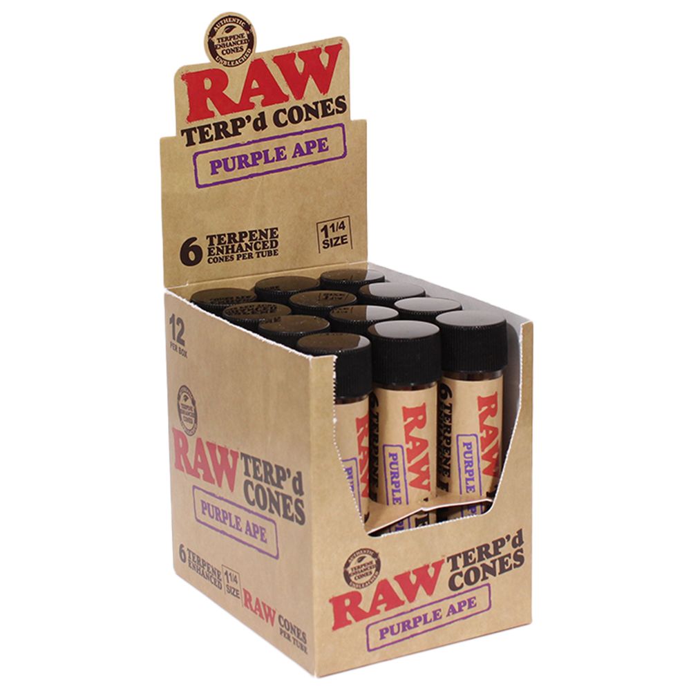 RAW TERP'd Cones | 1 1/4 | 6pc | 12pk