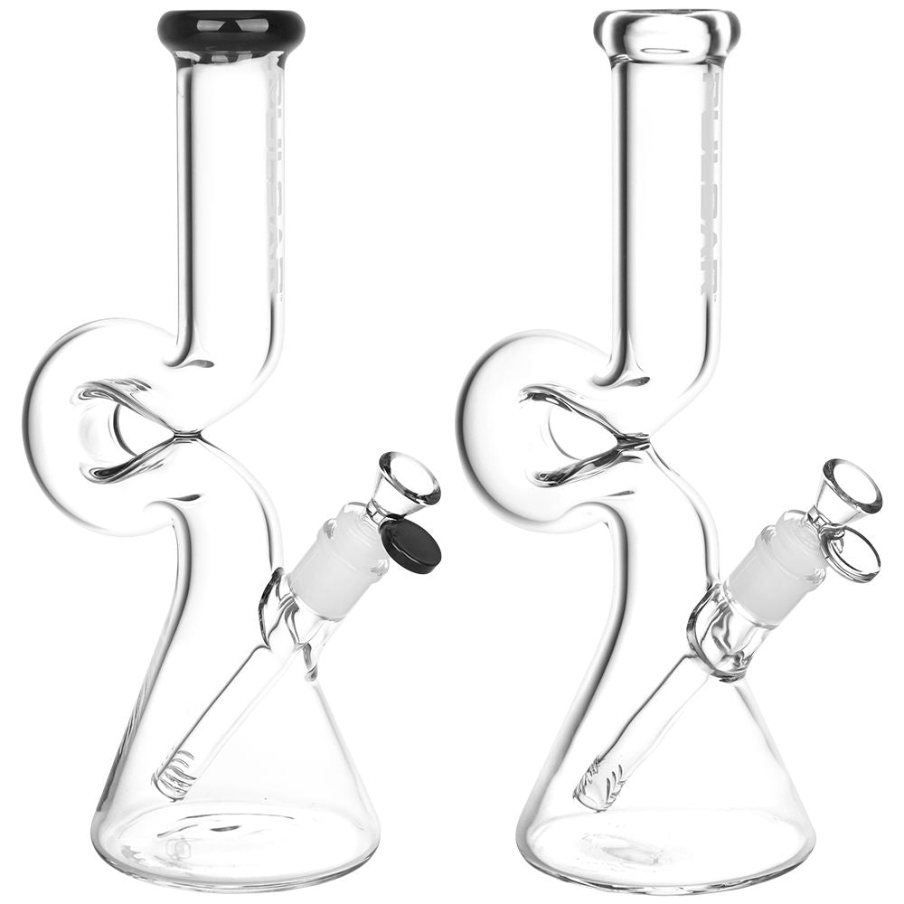 Pulsar Handle Glass Beaker Water Pipe | 12" | 14mm F