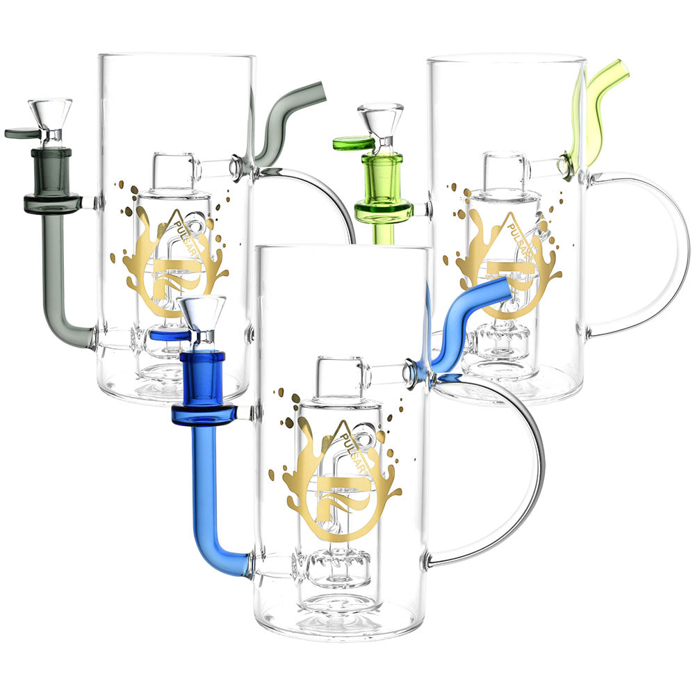 Pulsar Drinkable Beer Mug Recycler Water Pipe | 7" | 14mm F