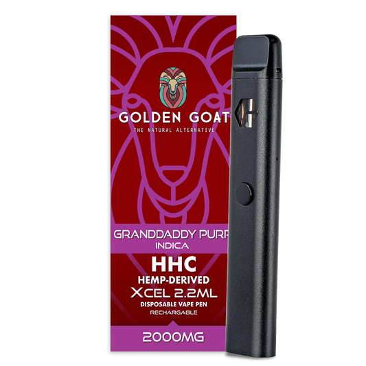 Experience Grand Daddy Purp with our Luxurious HHC Vape Device!