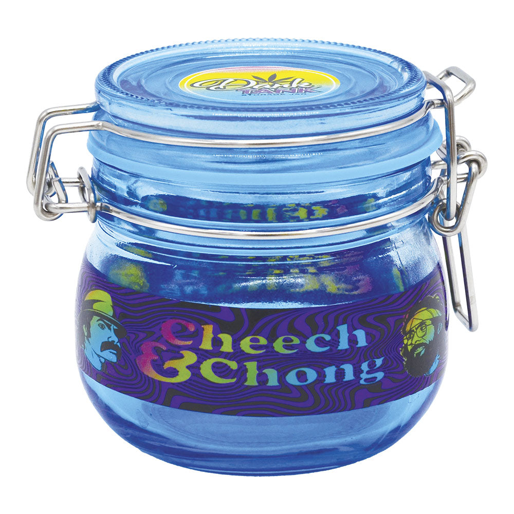 6PC DISP - Cheech & Chong Dank Tank Airtight Glass Jar - 150mL/Asst Colors