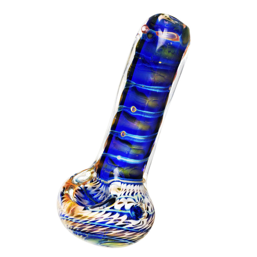 Desert At Night Glass Spoon Pipe - 3.75"