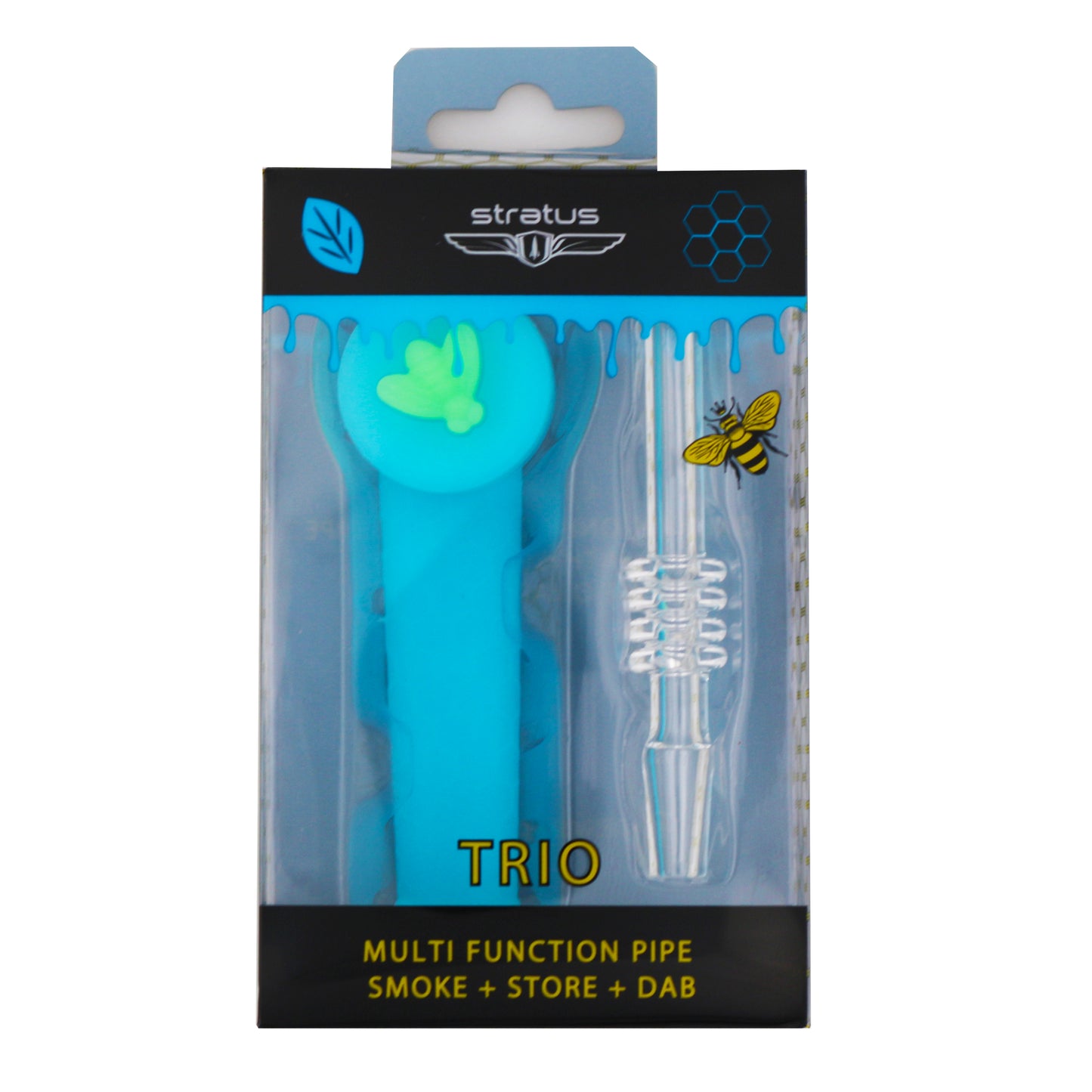 STRATUS Trio 3 IN 1 Silicone Hand Pipe