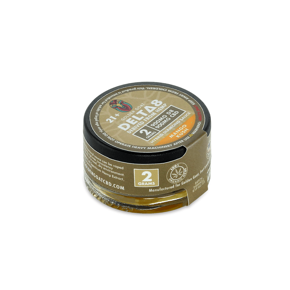 Elevate Your Senses with Delta-8 THC Mango Kush Diamond Sauce