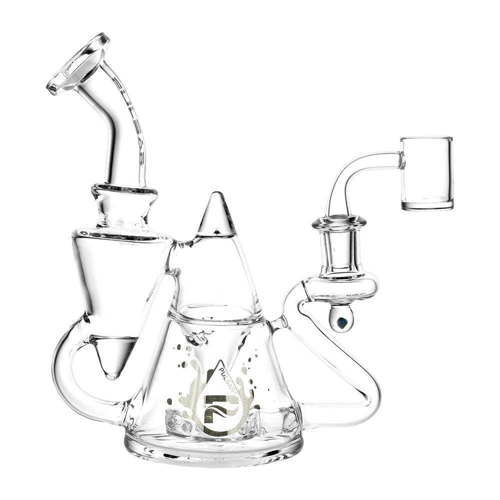 Pulsar Tea Pot Recycler Rig - 7.75" / 14mm F / Clear