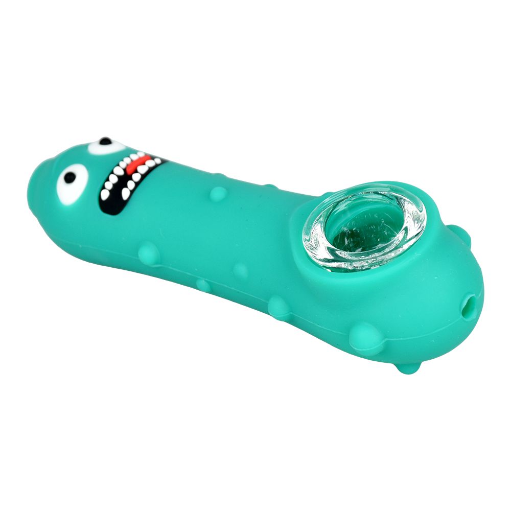 Pickle Richard Silicone Hand Pipe - 4.5" / 10CT