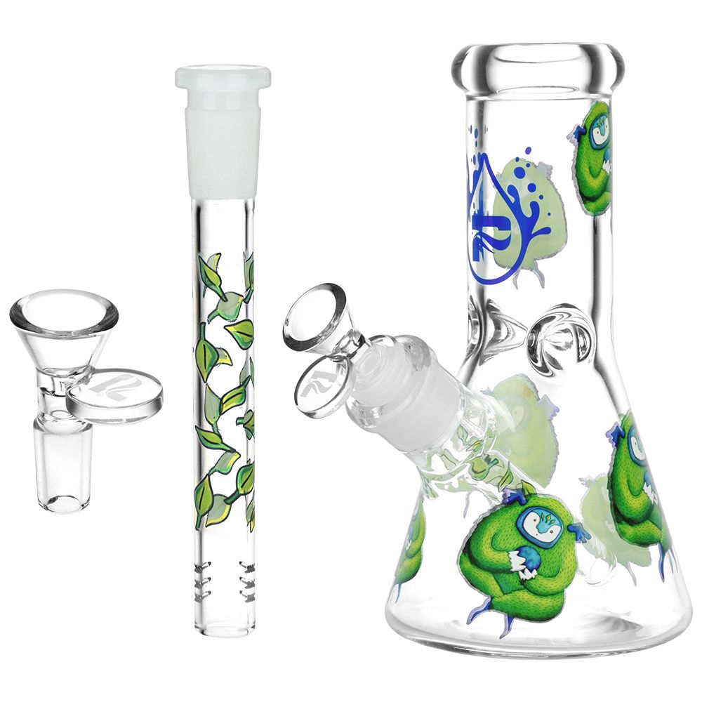 Pulsar Remembering How To Listen Design Series Glass Beaker Water Pipe - 7.75"