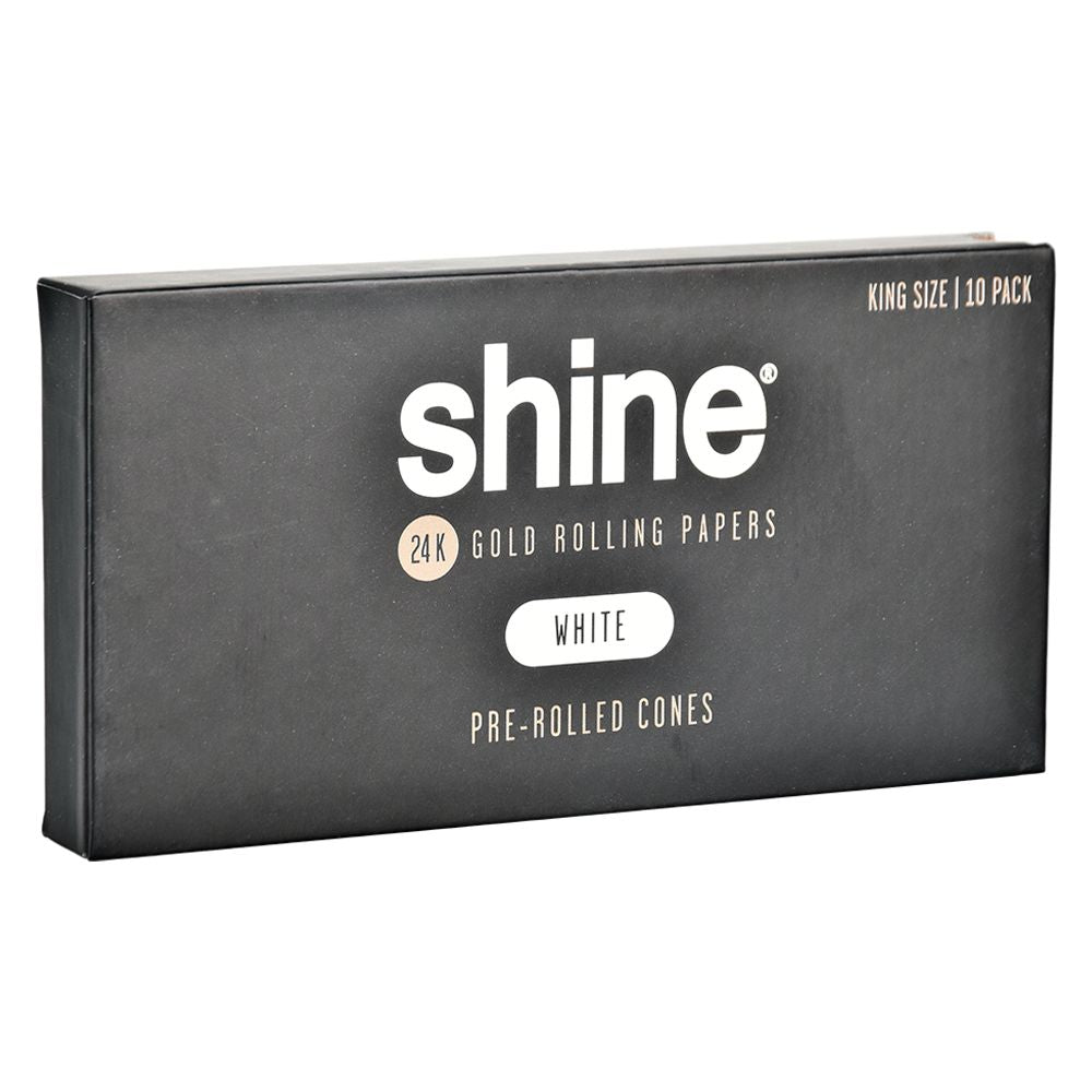 Shine White Pre-Rolled Cones - King Size 10CT