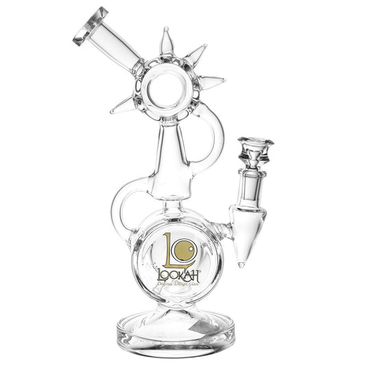 Lookah Glass Spiked Recycler Water Pipe | 10.75" | 14mm F