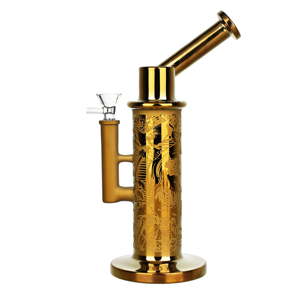 Elevate Your Experience with the Death & Decay Electroplated Water Pipe