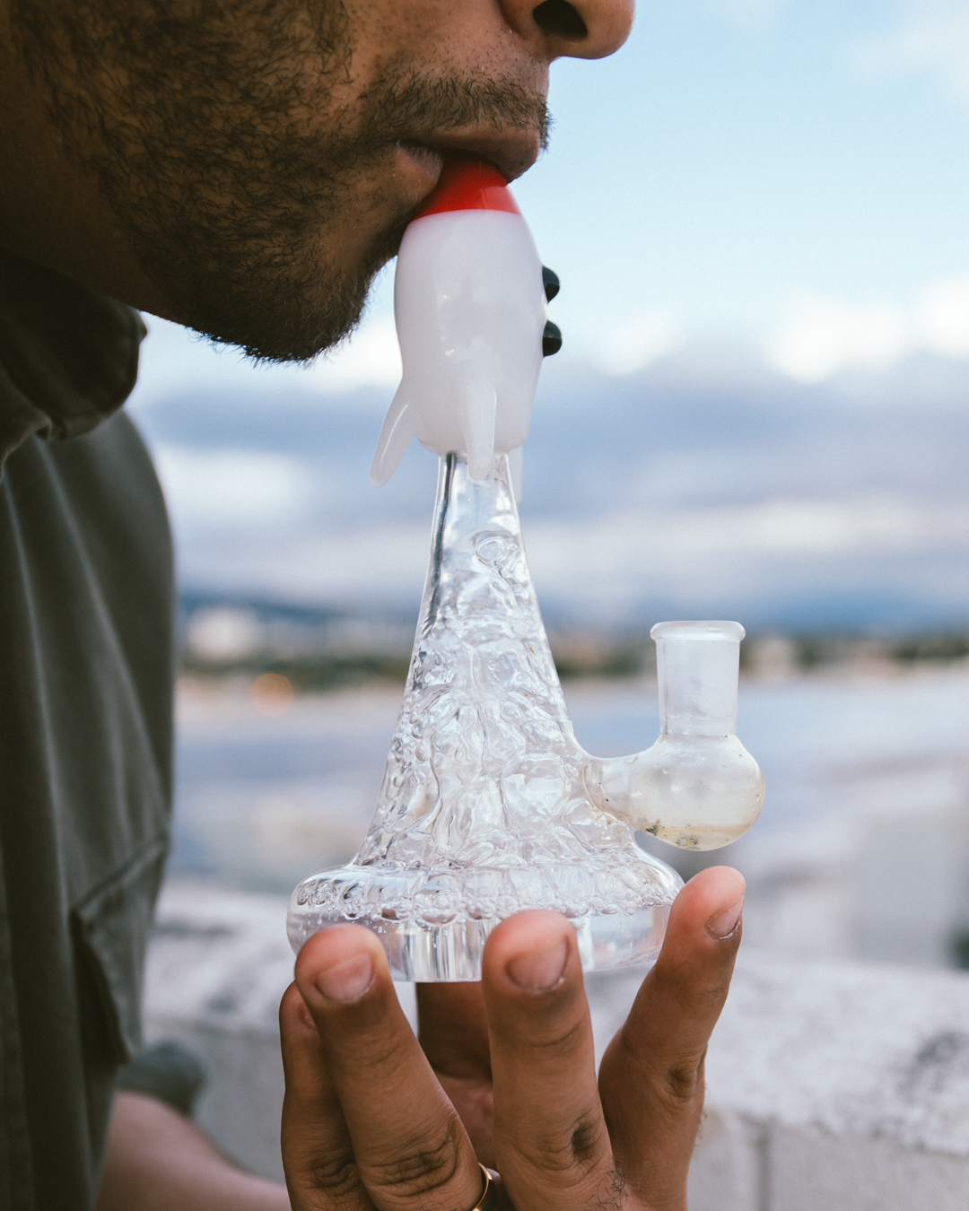 Launch Your High with the Blastoff Rocket Bong - Limited Supplies!