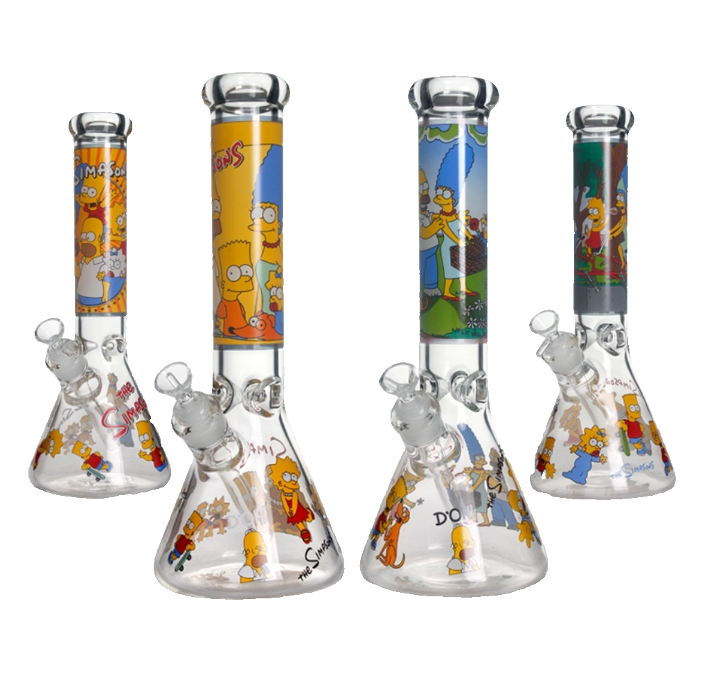 Simpsons Decal Beaker Base - 14 inches