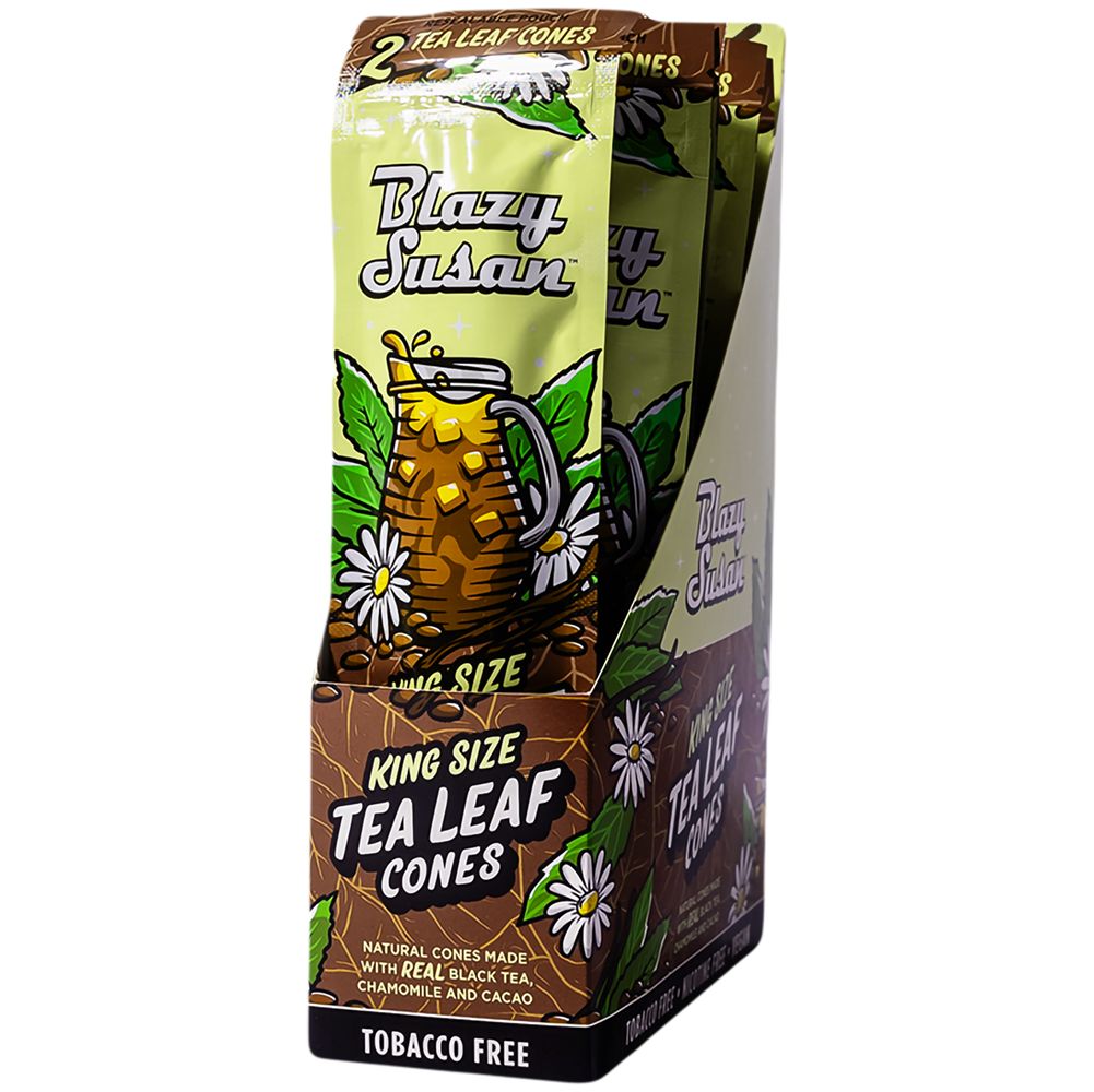 10PK DISPLAY - Blazy Susan Tea Leaf Cones- 2pc / King Size