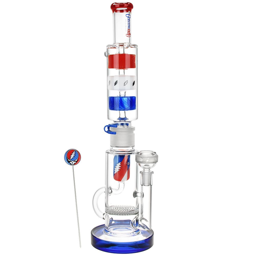 Grateful Dead x Pulsar Cool It Down Glycerin Water Pipe Kit - 16.5" / 14mm F