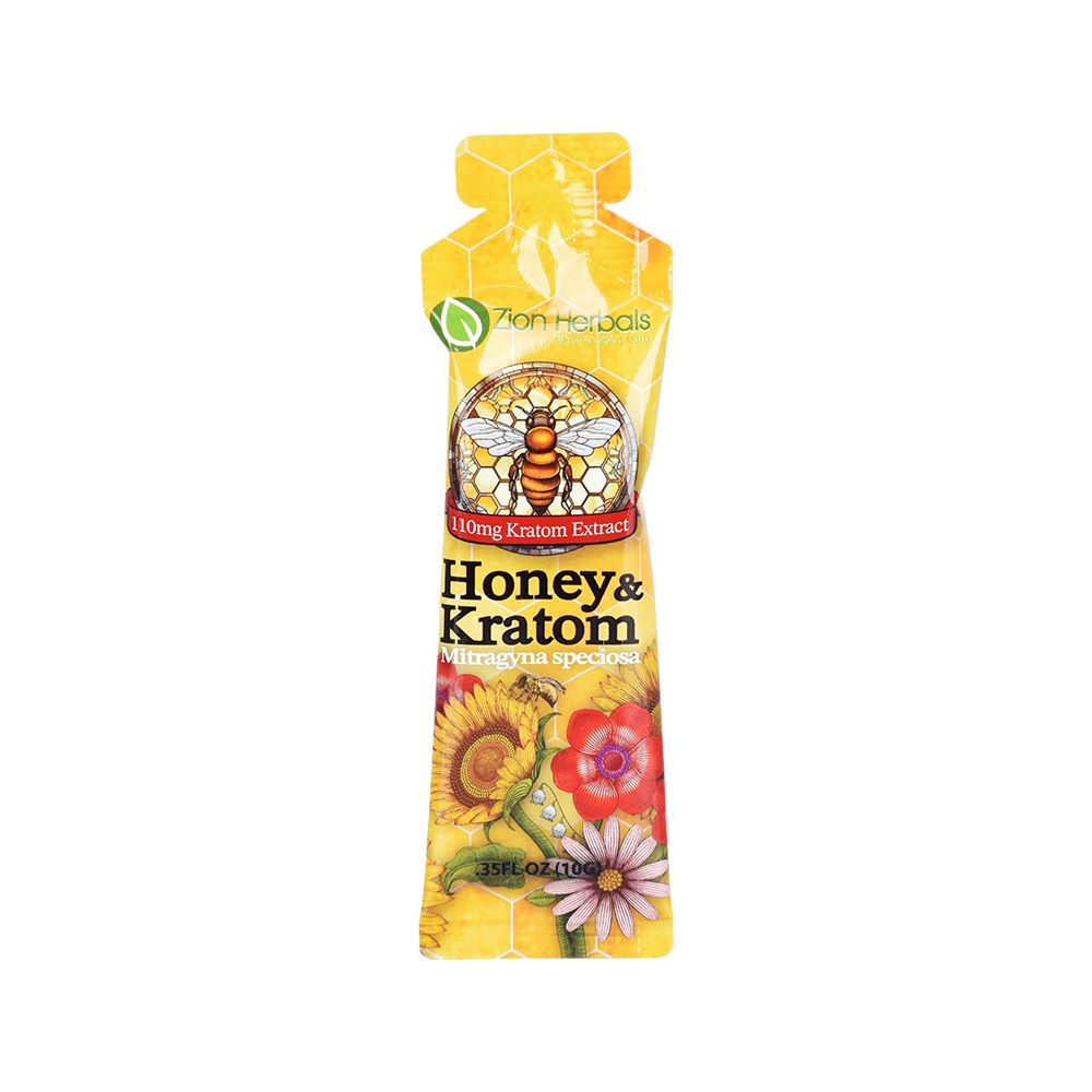 Zion Herbals Honey & Kratom Packet - 10g 12ct