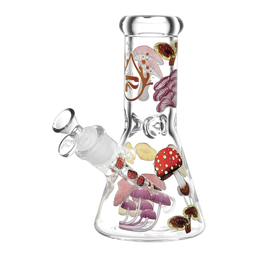 Pulsar Eat Me Design Glass Beaker Water Pipe - 7.75" / 14mm F