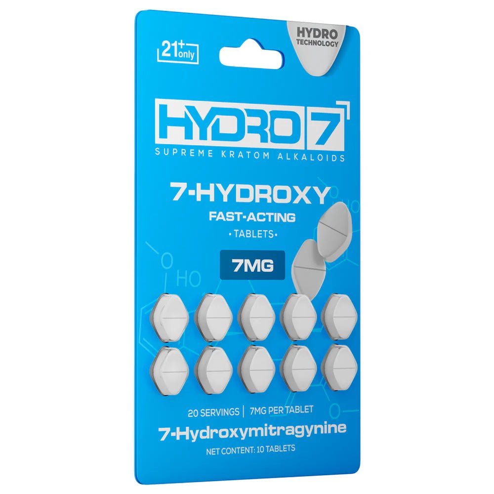 Hydro 7 - 7 Hydroxy Kratom Tablets - 7MG/10CT