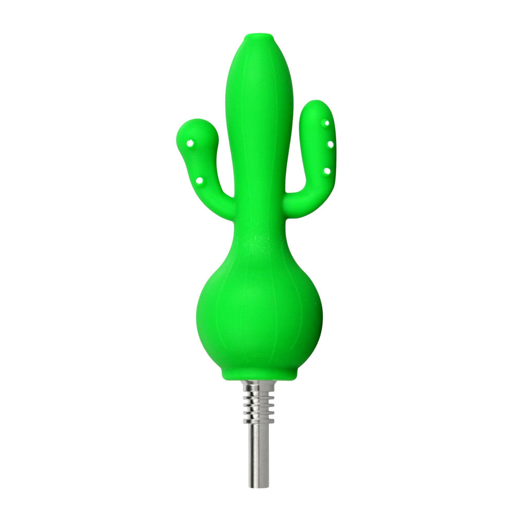 Cactus Silicone Dab Straw - 5.8" / Colors Vary