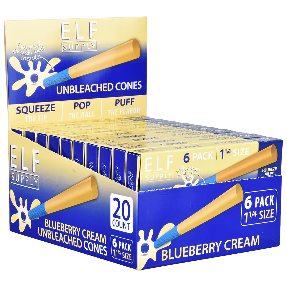 ELF Unbleached Flavor Pop Pre-Rolled Cones | 1 1/4 | 6pc | 20pk