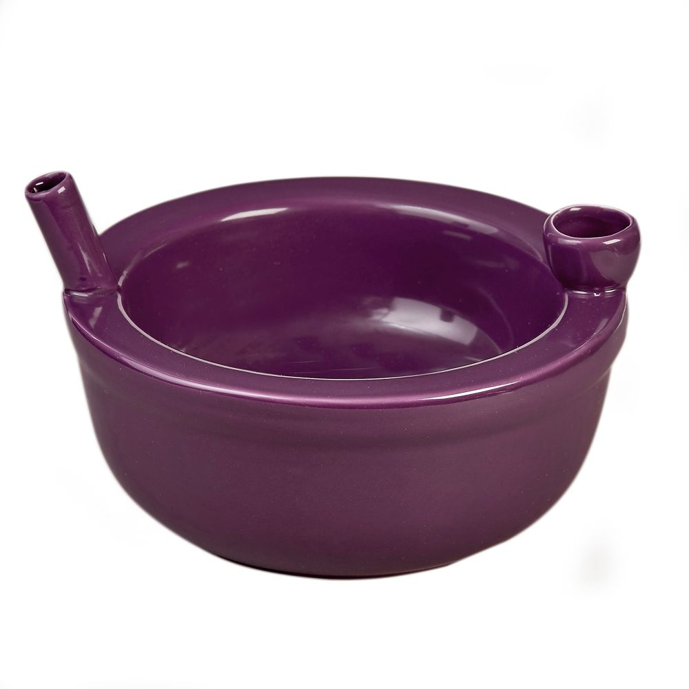 Novelty roast & toast Cereal bowl - plum color