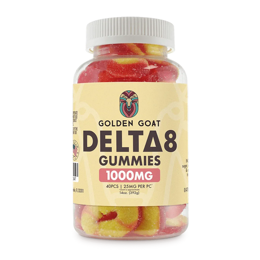 Experience Bliss with Peach Rings Delta 8 Gummies 1000mg from Legal Hemp