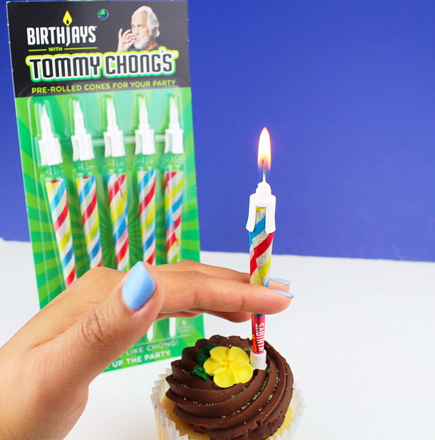 Tommy Chong's BirthJays 5-Pack of Joint Birthday Candles