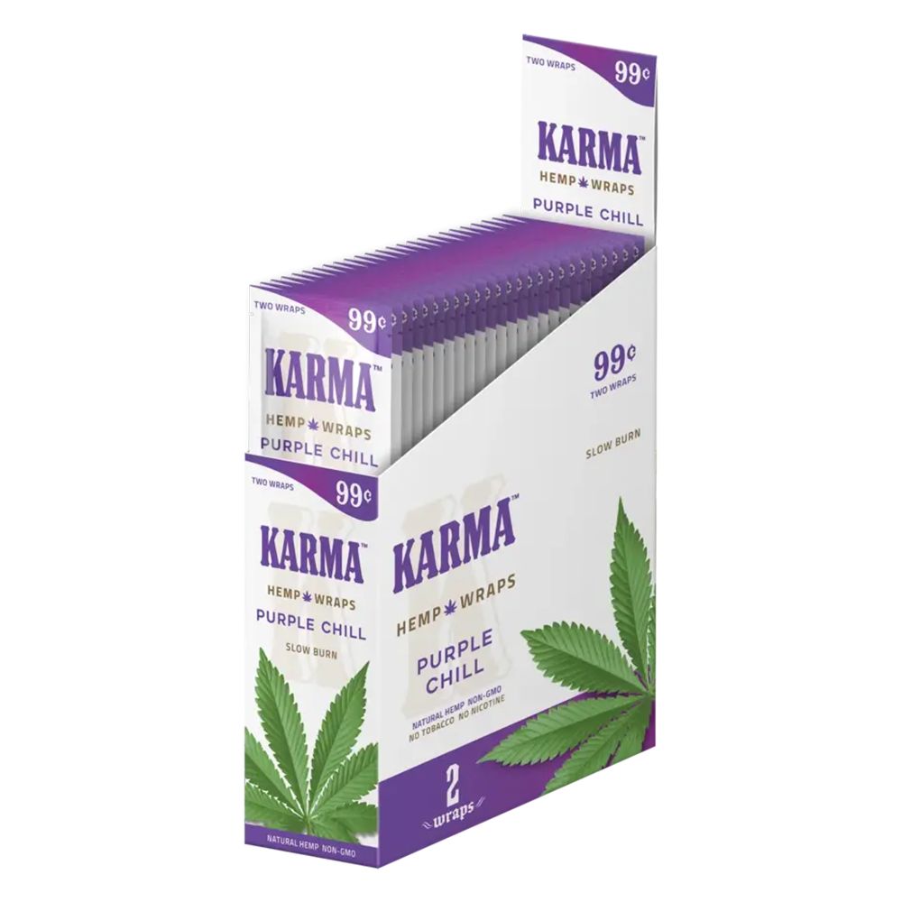 Karma Hemp Wraps | 2pc | 25pk Display