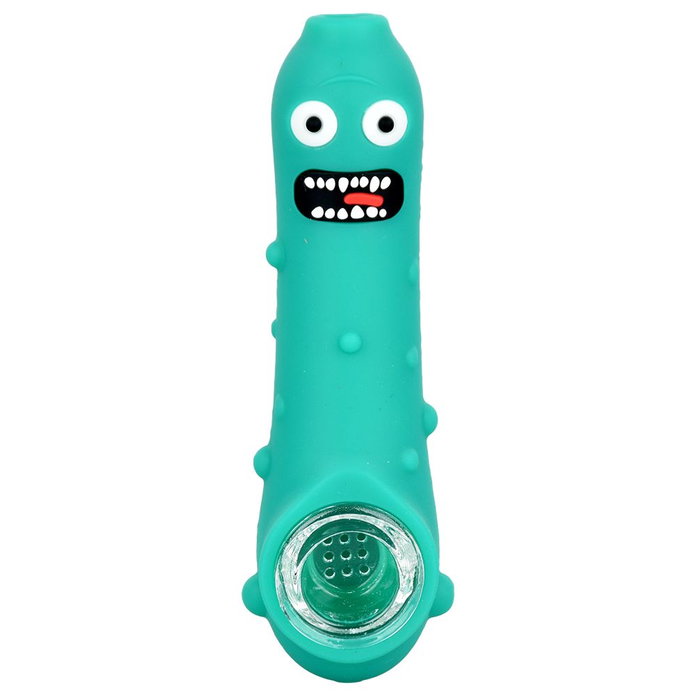 Pickle Richard Silicone Hand Pipe - 4.5" / 10CT