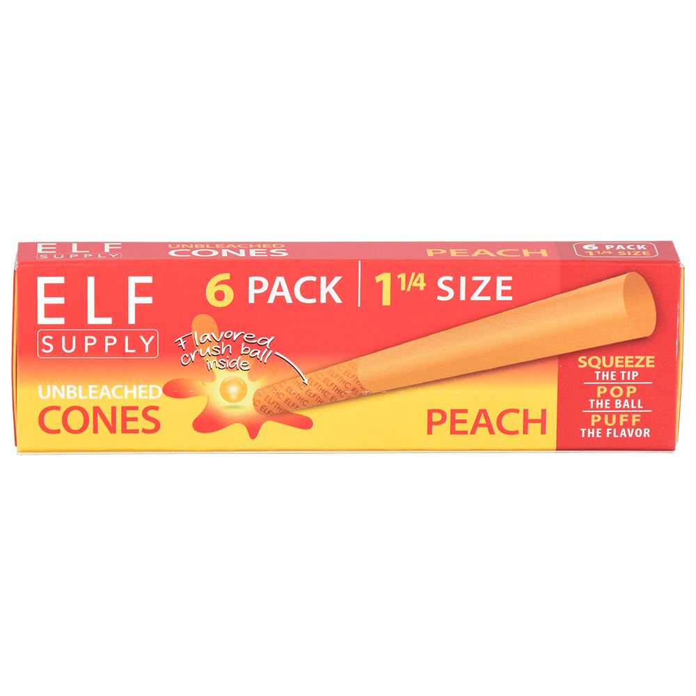 ELF Unbleached Flavor Pop Pre-Rolled Cones | 1 1/4 | 6pc | 20pk