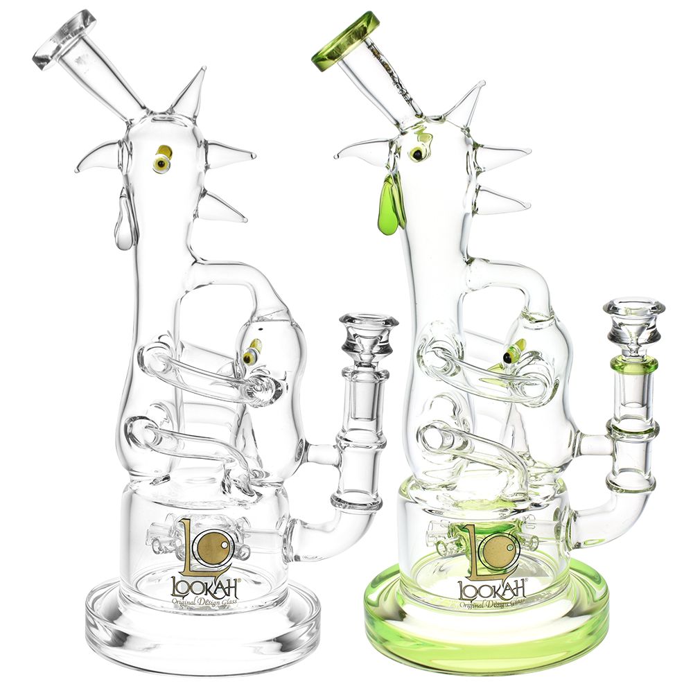 Lookah Glass Chicken Recycler Water Pipe | 12.25" | 14mm F