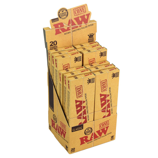 RAW Classic Cone | 20pk | 12pc Display