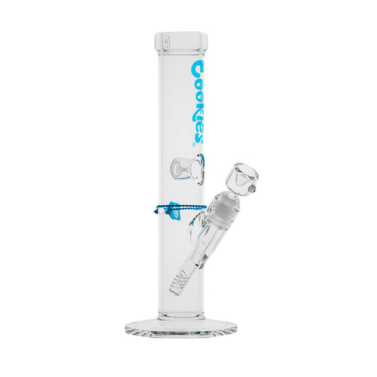 Cookies Original Straight Tube Glass Water Pipe | 13.25" | 14mm F