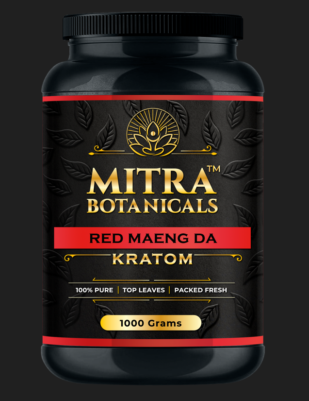 Mitra Botanicals Red Maeng Da – Kratom (1000 Grams Powder)