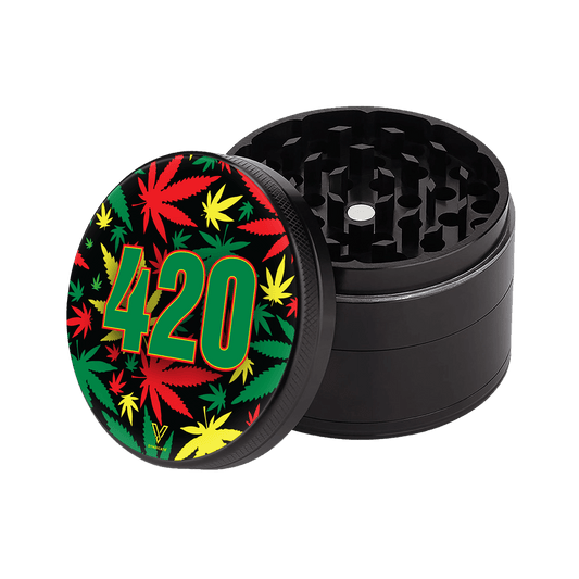 420 Rasta 4-Piece SharpShred Grinder