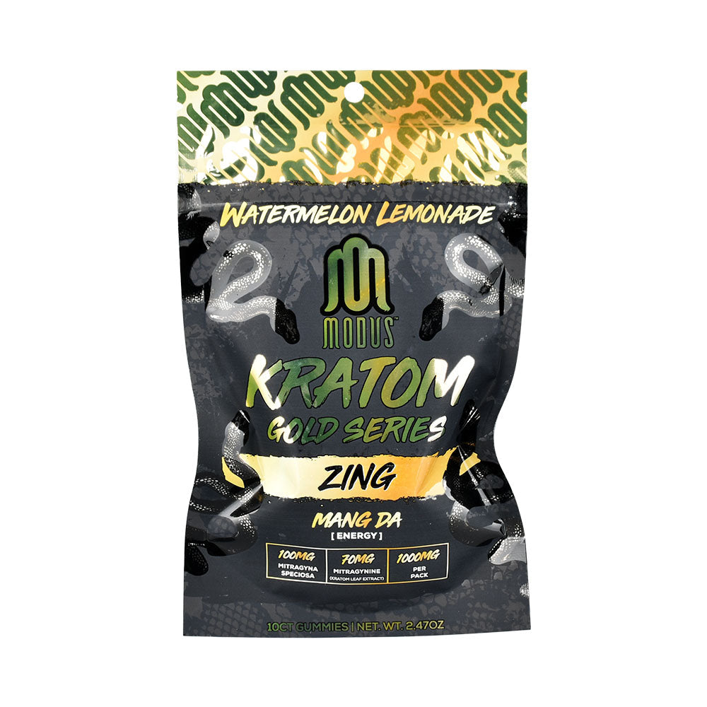 Modus Gold Series Kratom Gummies | 1000mg | 10pk | 5pc Display