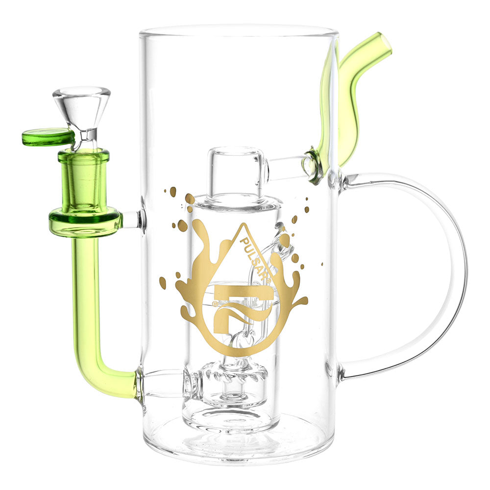 Pulsar Drinkable Beer Mug Recycler Water Pipe | 7" | 14mm F