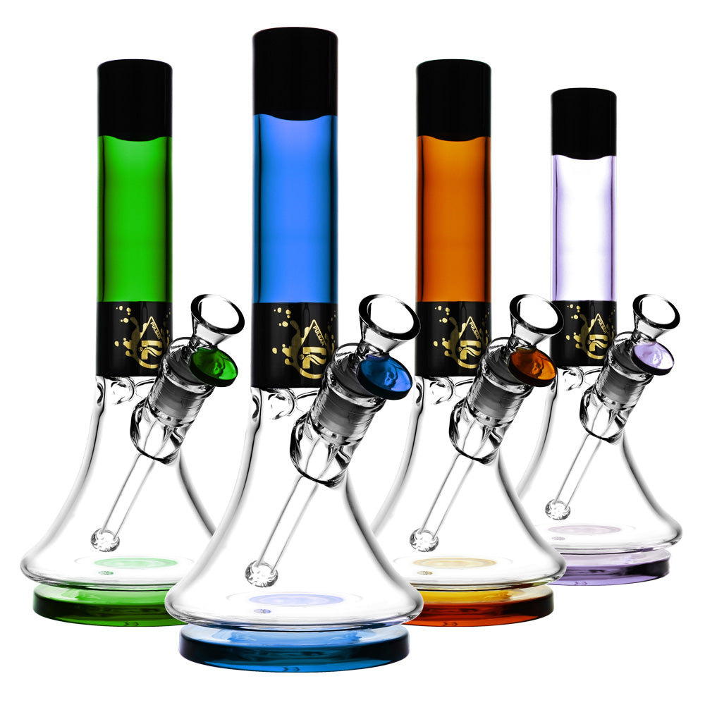 Pulsar High Class Beaker Waterpipe- 10.5"/14mm F/Colors Vary