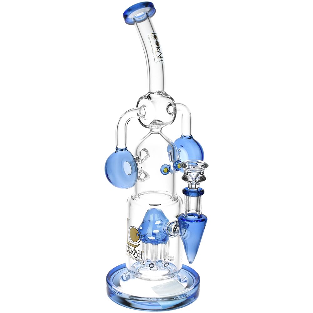 Lookah Glass Robot Recycler Water Pipe | 12.5"