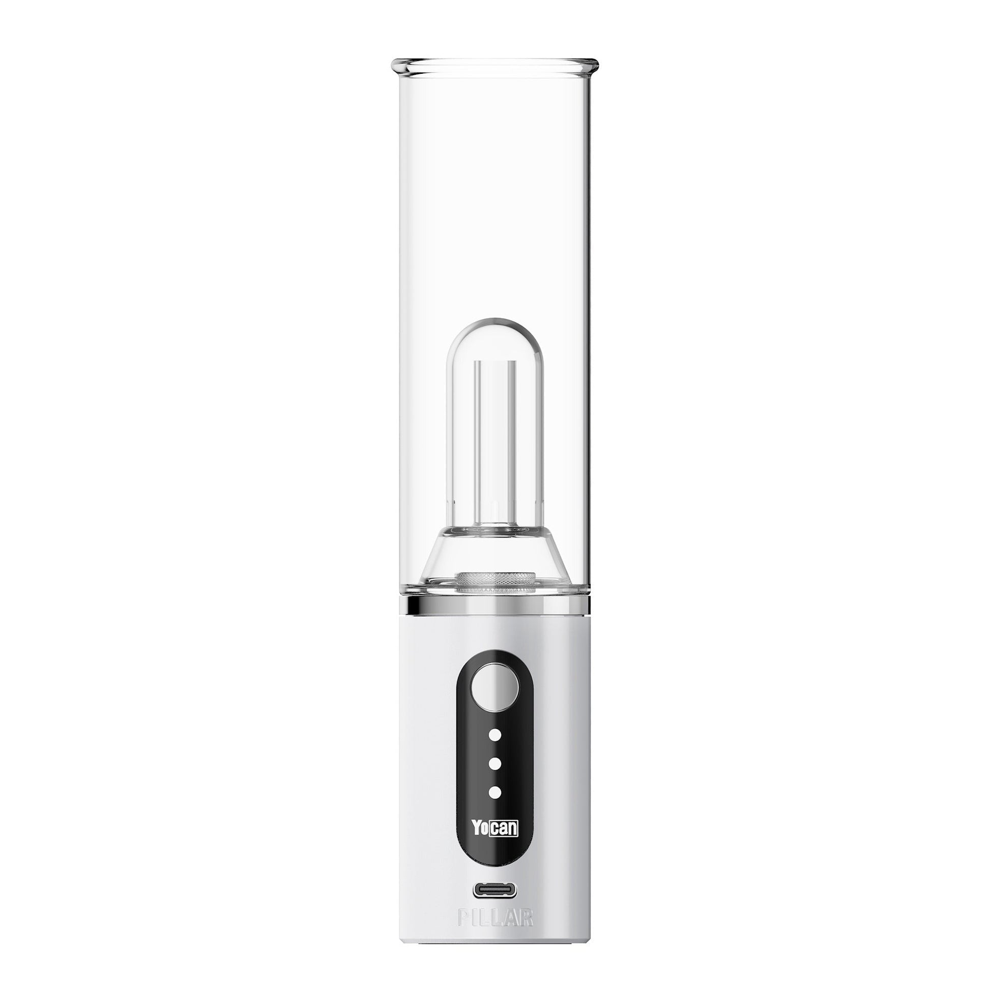 Elevate Your Dabbing with the Yocan Pillar Electric Dab Rig! - White