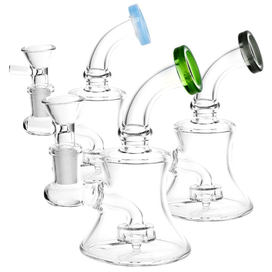 Elevate Your Experience with the Bent Neck Bell Mini Water Pipe