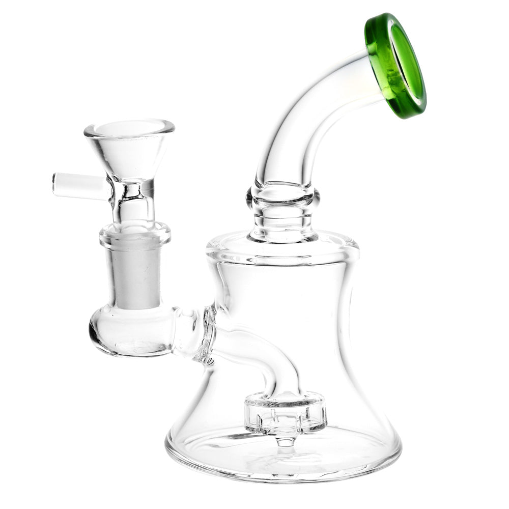 Elevate Your Experience with the Bent Neck Bell Mini Water Pipe